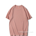 T-shirt oversize di oversize da uomo casual personalizzate